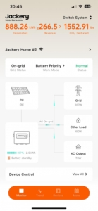 Jackery Home App Screenshot